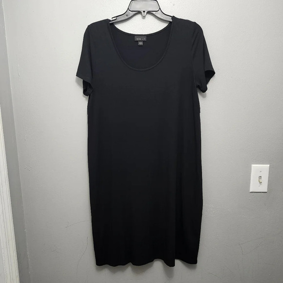 J.jill wherever collection women's black dress size S short sleeve - Picture 1 of 7
